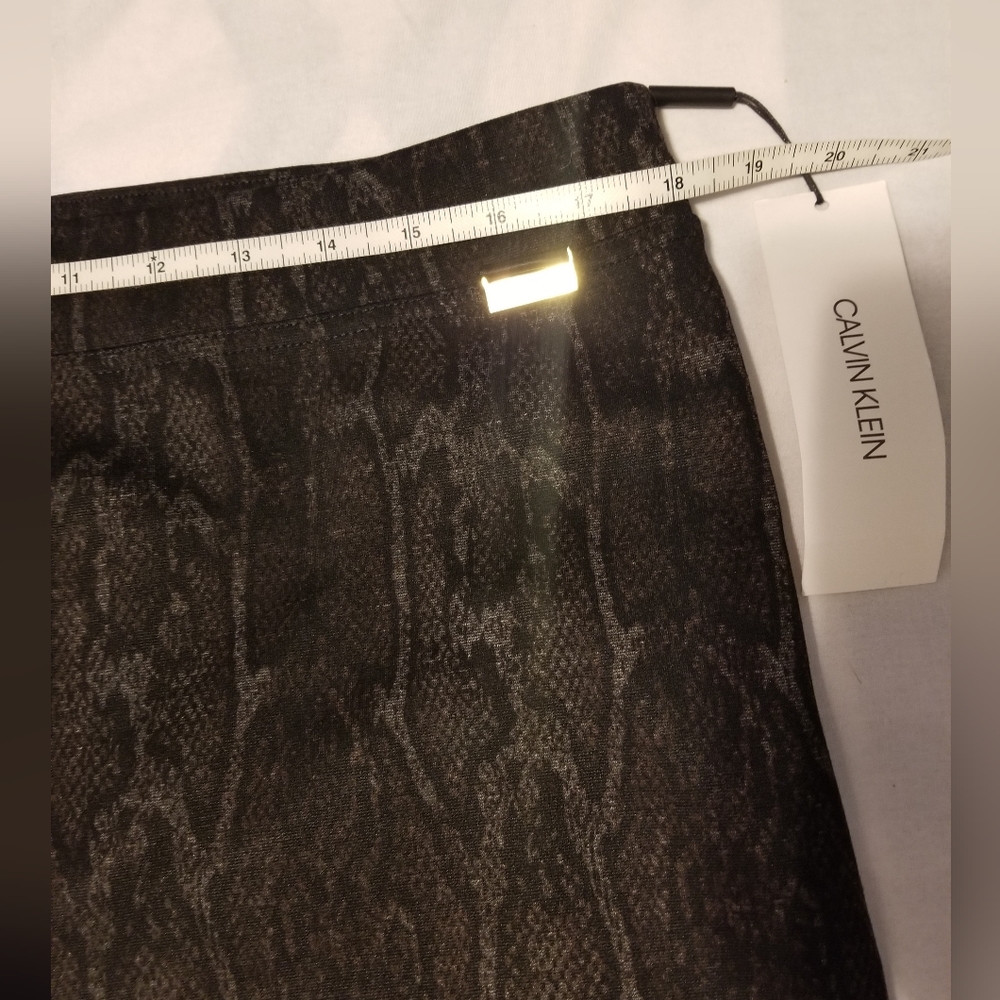 NWT Calvin Klein Pants Women's Size L Color Dark Brown - Picture 7 of 10